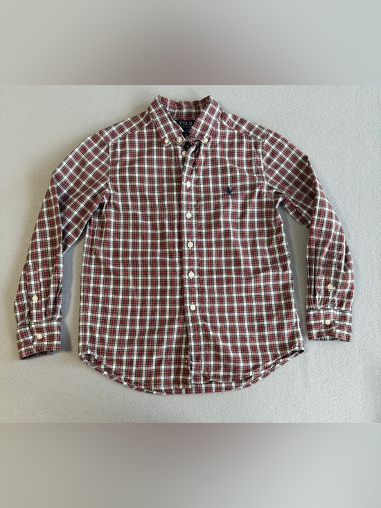 Ralph Lauren Other - Polo Ralph Lauren Boys Multicolor Plaid Button-Down Shirt S/P 8 Long Sleeve